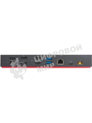 Док-станция Lenovo ThinkPad Hybrid USB-C with USB-A (2x DP, 2x HDMI, 3x USB A 3.1 Gen 2, 2x USB 2.0 1x USB Type-C, 1x RJ-45, 1x Combo Audio Jack 3.5mm/Kensington Lock, USB-C cable with USB-C to USB-A dongle/Up to 2 ext monitors (40AF0135EU)