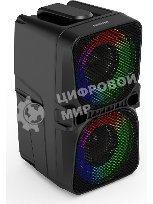 Портативная колонка Digma D-PS1505 черный 20 Вт 2.0 BT 10м 1200mAh