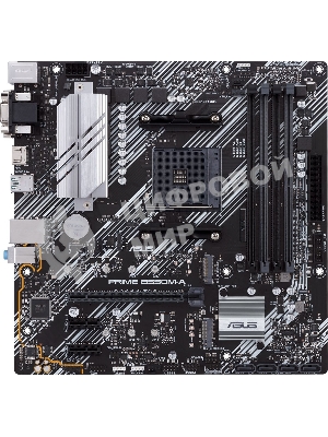 Материнская плата ASUS PRIME B550M-A/CSM, Socket AM4, B550, 2*DDR4, D-Sub+DVI+HDMI, SATA3 + RAID, Audio, Gb LAN, USB 3.1*8, USB 2.0*4, COM*1 header (w/o cable), mATX ; 90MB14I0-M0EAYC