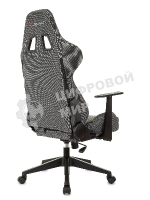 Кресло Zombie Neo 3C1 серый, экокожа, 120 кг, механизм качания