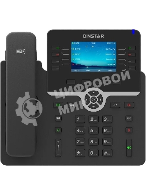 Телефон IP Dinstar C64GP черный