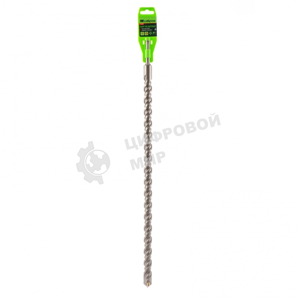 Бур по бетону Сибртех 24 x 600 мм, SDS PLUS