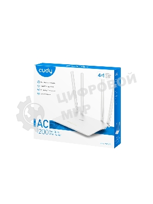 Роутер беспроводной Cudy WR1200 AC1200 10/100BASE-TX белый