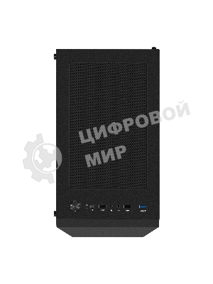 Компьютерный корпус Miditower ExeGate EVO-8227 (ATX, без БП, 2хUSB+1хUSB 3.0+HD Audio, черный, 3 вент. с RGb подсветкой, боковая панель - закаленное стекло)