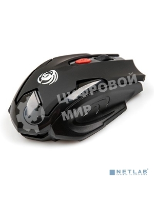 Мышь беспроводная Dialog Gan-Kata MRGK-10U черный, 1600 dpi, радиоканал, USB, кнопки - 6