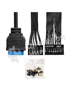 Компьютерный корпус Desktop ExeGate MI-302U-350 (mATX/mini-ITX, TPS350 8см, 1хUSB+1хUSB 3.0, HD аудио, черный)