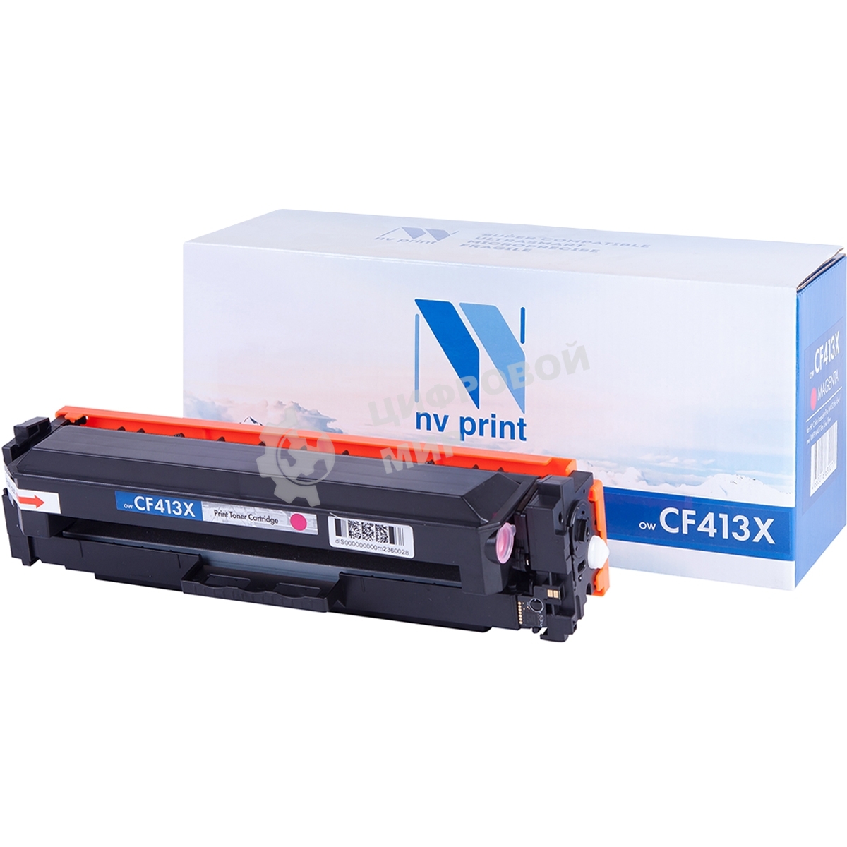 Картридж лазерный NVPrint совместимый дляLJ Pro M477fdn/M477fdw/M477fnw/M452dn/M452nw CF413X Magenta (5 000k)