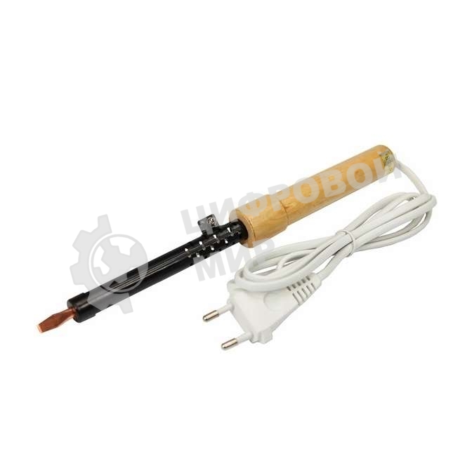 Паяльник Rexant ЭПСН 220В 40Вт дерев. ручка ПД