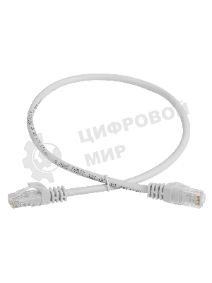 Шнур коммутационный Cat.5e UTP 2м серый GENERICA