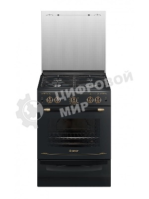 Плита газовая Gefest ПГ 6100-02 0187 черный, конфорок 4 шт, духовка 52 л, 60 см x 85 см x 60 см
