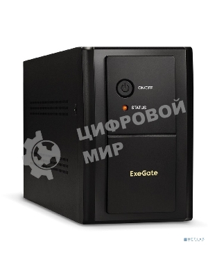 Источник бесперебойного питания ExeGate EX292611RUS SpecialPro UNB-2200.LED.AVR.1SH.2C13.RJ.USB 2200VA/1300W, LED, AVR,1*Schuko+2*C13, RJ45/11, USB, металлический корпус, черный