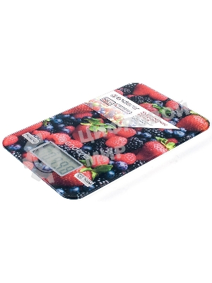 Весы кухонные Endever Skyline KS-528 (5кг, стекло, ягоды)