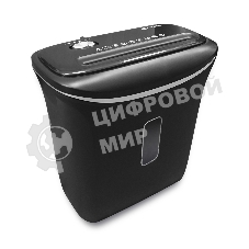 Шредер ГЕЛЕОС УД14-4, (DIN P-4), фрагмент 3,9х30мм, 6-8 лист (70г/м2), скобы, 14 литров 