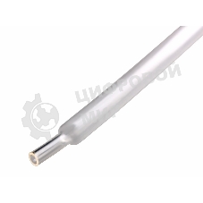 Термоусаживаемая трубка Rexant 5,0/2,5 мм, прозрачная, упаковка 50 шт. по 1 м