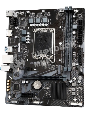 Материнская плата Gigabyte H610M K DDR4 V2.0, LGA 1700, Intel H610, 2xDDR4, 2xSATA, 1xM.2, 1xPCIe 4.0 x16, 1xPCIe x1, 1xHDMI, 1x 1Gb LAN, 2xUSB-A 3.2 Gen 1, 4xUSB-A 2.0, 3x 3.5 мм, 7.1, mATX