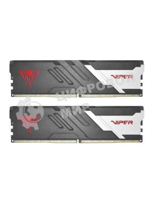 Оперативная память Patriot Viper Venom, DDR5, 64GB (2x32GB), 6000MHz, CL36, DIMM, с радиаторами, черный