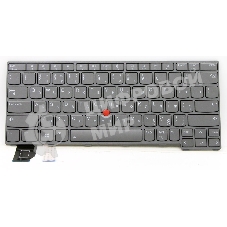 Клавиатура для ноутбука Lenovo ThinkPad X13 Gen 2 серая с подсветкой