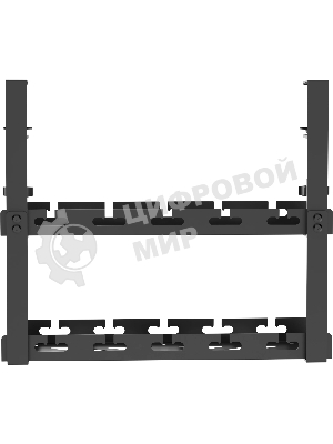 Кабель-канал Cactus CS-CM-400-2BK для столов 40x13.4x34.2 см черный