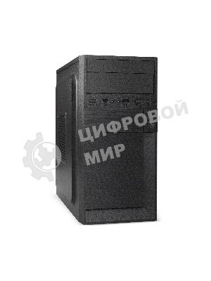 Компьютерный корпус Minitower ExeGate EX291143RUS BAA-105-01-AA500 (mATX, БП AA500 с вент. 8см, 2*USB, аудио, черный)
