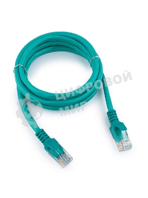 Патч-корд UTP Cablexpert cat.5e, 1м, литой, многожильный, зеленый