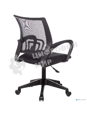 Кресло Бюрократ CH-695NLT/BLACK черный, сетка, 120 кг, механизм качания