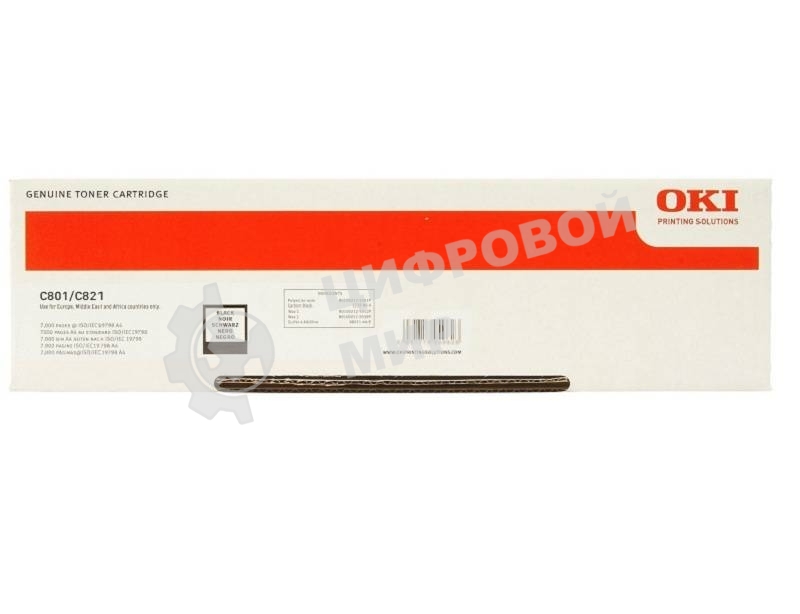Картридж лазерный Oki C801/821 7К черный
