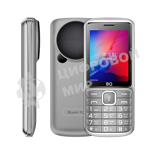 Мобильный телефон BQ 2810 BOOM XL серый