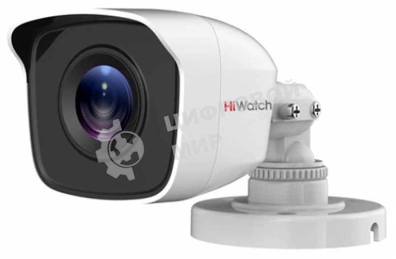 Видеокамера HiWatch DS-T200 (2.8 мм) (2Mp, HD-TVI, уличная) 2Мп уличная цилиндрическая HD-TVI камера с ИК-подсветкой до 20м 1/2.7