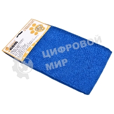 Тряпка для пола из микрофибры Рыжий кот M-02F-L, синий, размер: 50*60 см