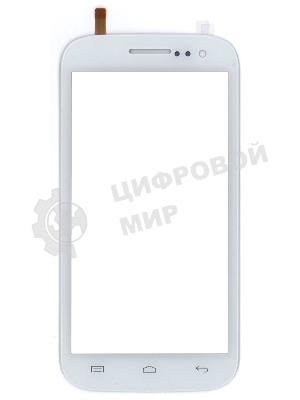 Сенсорное стекло (тачскрин) для Fly IQ451 Quattro Vista, белое