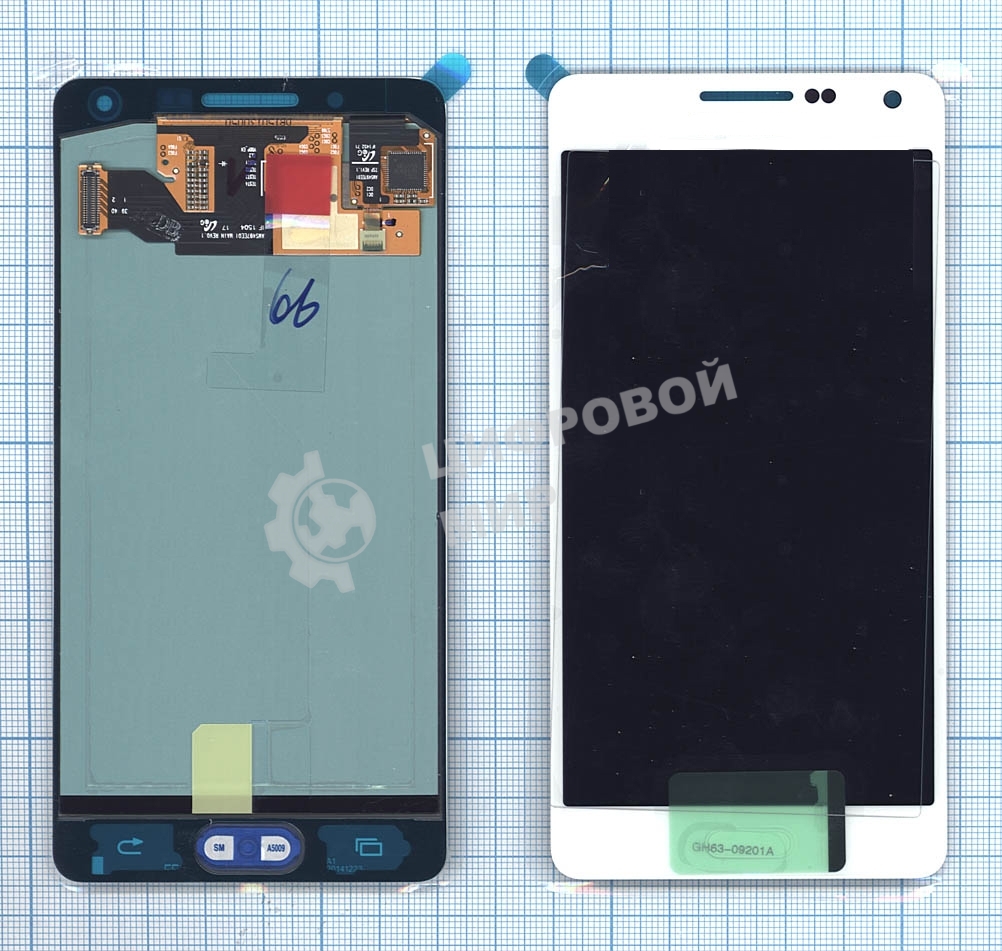 Дисплей для Samsung Galaxy A5 SM-A500F белый