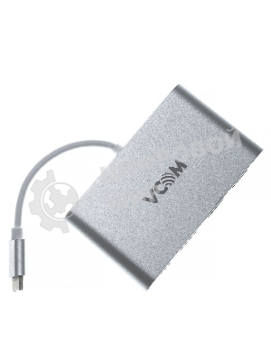 Кабель-адаптер USB3.1 Type-CM-->HDMI+USB3.0+RJ45+PD charging VCOM