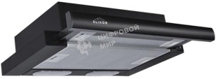 Вытяжка встраиваемая Elikor Интегра 45П-400-В2Л черный/черный, 45 см, 400 куб. м/ч, 55 дБ