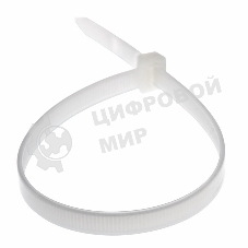 Хомут-стяжка кабельная нейлоновая Rexant 350 x7,6 мм, белая, упаковка 100 шт.