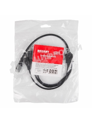 Разветвитель питания Rexant на 4 разъема 2,1х5,5 мм