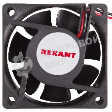 Вентилятор для корпуса Rexant RX 6025MS 12VDC черный, 60 мм, 3500 об/мин, 25 дБ, 2 pin