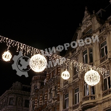 Гирлянда Neon-night Айсикл (бахрома) светодиодный, 4,8 х 0,6 м, прозрачный провод, 230 В, диоды белые, 176 LED