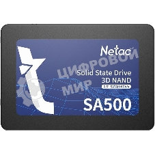 Накопитель SSD Netac SA500, 480Gb, SATA III, 2.5