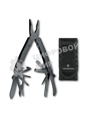 Мультитул Victorinox SwissTool Spirit MXBS (3.0226.M3N) 105мм 24функц. чехол нейлоновый черный подар.коробка