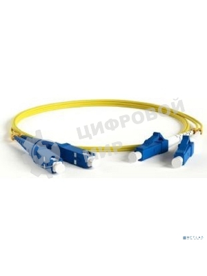 Патч-корд Hyperline FC-D2-9-SC/­UR-SC/­UR-H-3M-LSZH-YL Патч-корд волоконно-оптический (шнур) SM 9/­125 (OS2), SC/­UPC-SC/­UPC, 2.0 мм, duplex, LSZH, 3 м