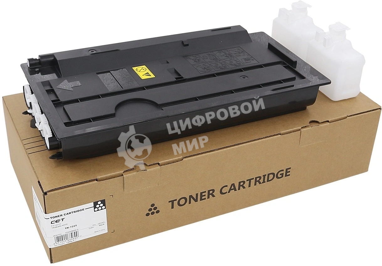 Тонер-картридж для Kyocera TASKalfa 4012i черный 1380г, 35000 стр. (TK-7225/1T02V60NL0) CET