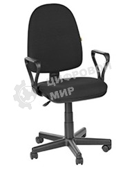 Кресло офисное OLSS ПРЕСТИЖ черный В-14 Крестовина: 