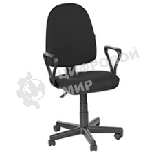 Кресло офисное OLSS ПРЕСТИЖ черный В-14 Крестовина: 