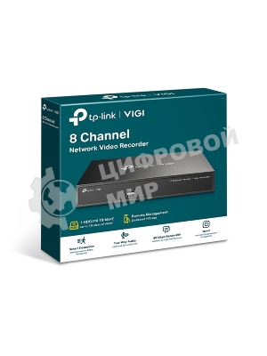 Сетевой видеорегистратор TP-Link VIGI NVR1008H 8 Channel Network Video Recorder