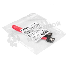 Кабель SATA ExeGate EX-CC-SATADATA-0.3L (7pin/7pin, металлические защелки, 0,3м)