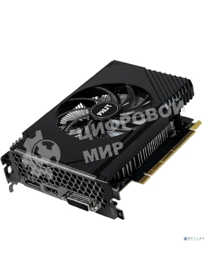 Видеокарта Palit RTX 3050 STORMX OC 6Gb NVIDIA GeForce RTX 3050 6Gb PCI-E 4.0 96bit GDDR6 1042/14000 DVIx1 HDMIx1 DPx1 HDCP Ret