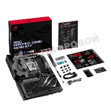 Материнская плата ASUS ROG MAXIMUS Z890 HERO BTF, LGA1851, Intel Z890, 4xDDR5, 4xSATA, 6xM.2, 1xPCIe 5.0 x16, 1xPCIe 4.0 x4, 1xPCIe x1, 1xHDMI, 2xUSB-C (Thunderbolt 4), 1xUSB-C 3.2 Gen 2, 4xUSB-A 3.2 Gen 2, 4xUSB-A 3.2 Gen 1, 2x2.5Gb LAN, Wi-Fi 7, Bluetooth 5.4, 2x3.5 мм, S/PDIF, 7.1, ATX
