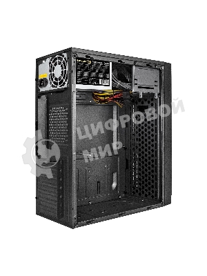 Компьютерный корпус Minitower ExeGate EX291148RUS BAA-105U2-01-AA500 (mATX, БП AA500 с вент. 8см, 2*USB+2*USB 3.0, аудио, черный)