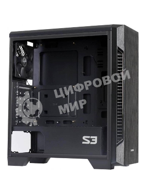 Компьютерный корпус Zalman S3 черный без БП ATX 2x120мм 2xUSB 2.0 1xUSB 3.0 audio bott PSU