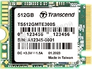 Накопитель SSD Transcend 300S TS512GMTE300S, 512Gb, PCIe 3.0 x4, M.2 2230, NVMe, R/W 2000/1100